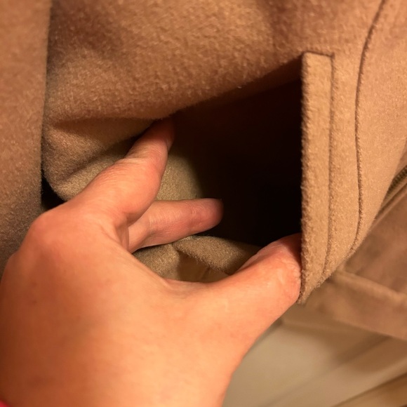 Shades of Grey by Micah Cohen Woman’s Sz M Tan Wool Blend Jacket Blazer - Picture 4 of 12